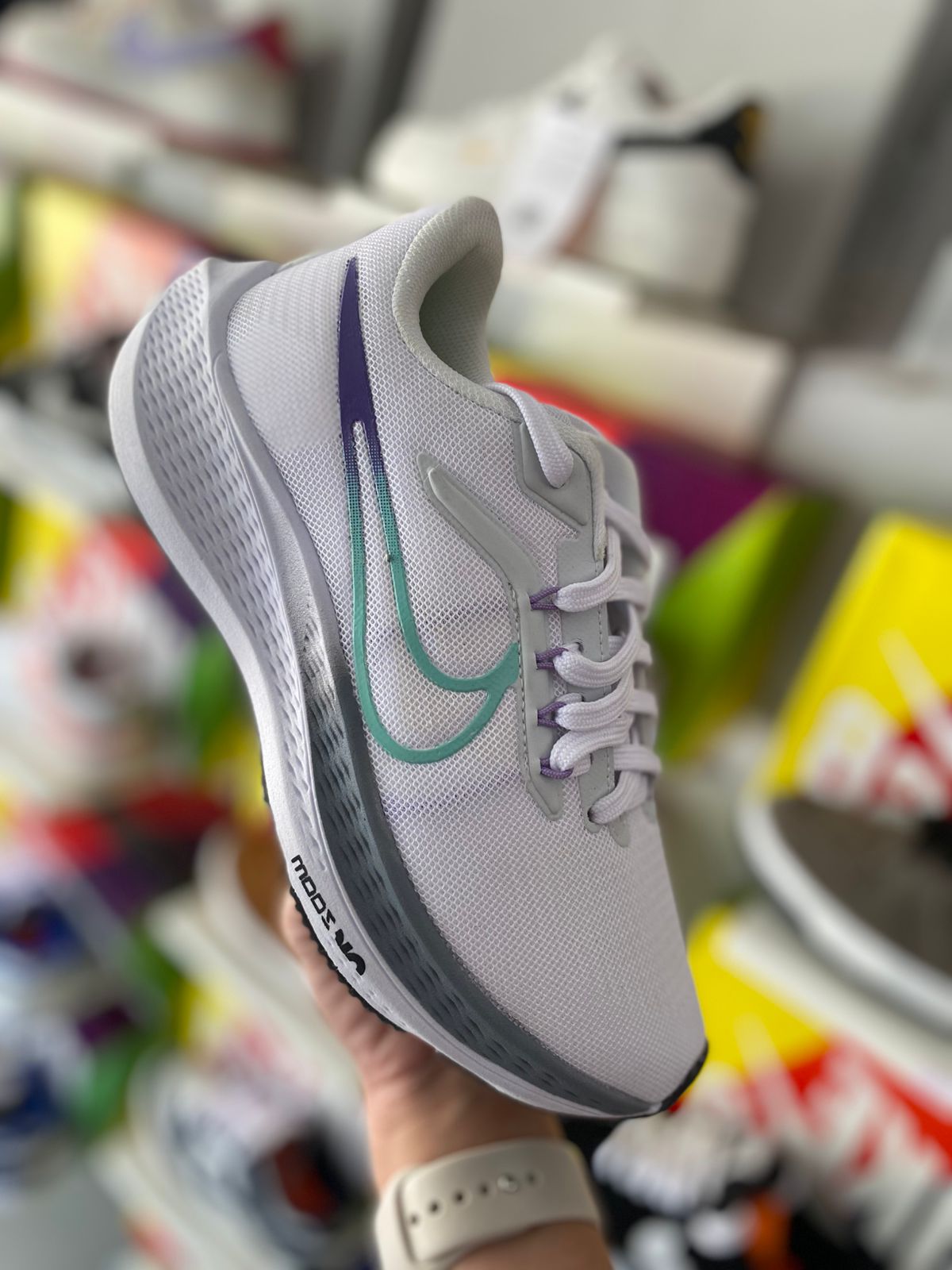 Airzoom branco lilas