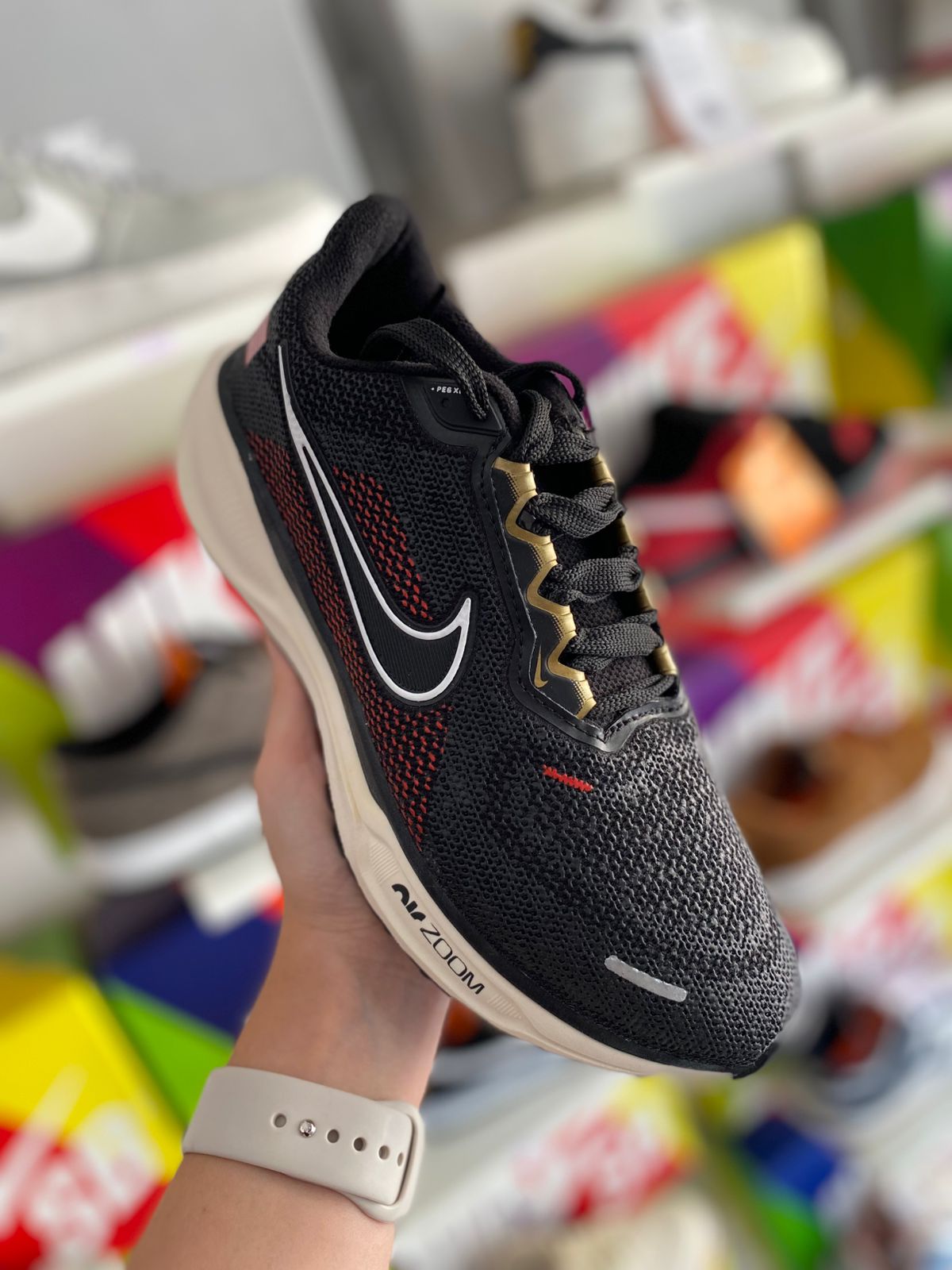 Nike airzoom vermelho preto branco