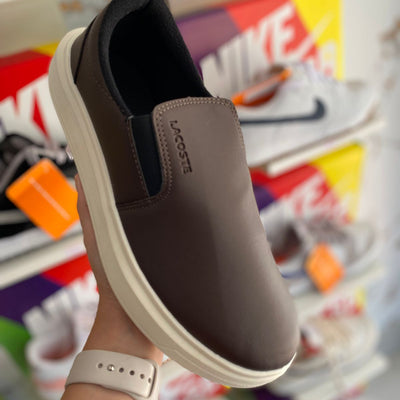 Lacoste s\ cadarço marrom