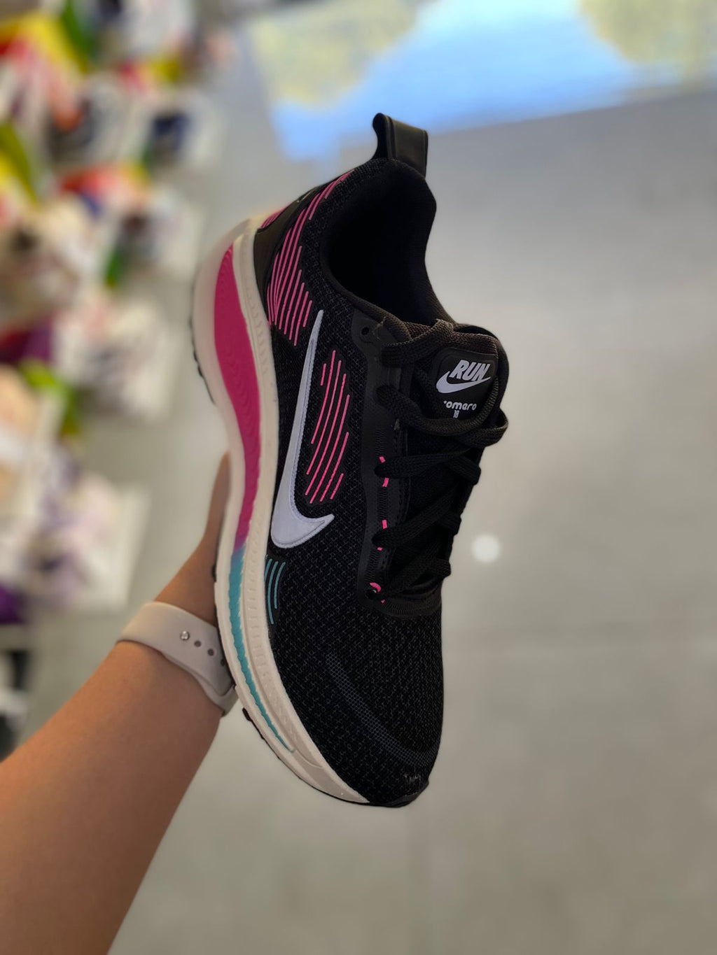 Nike zoom rosa azul