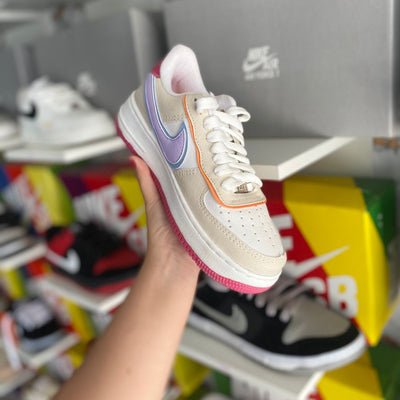 Air force bege branco pink