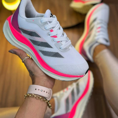Adidas adizero boston branco pink