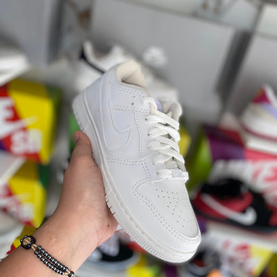 nike dunk branco branco