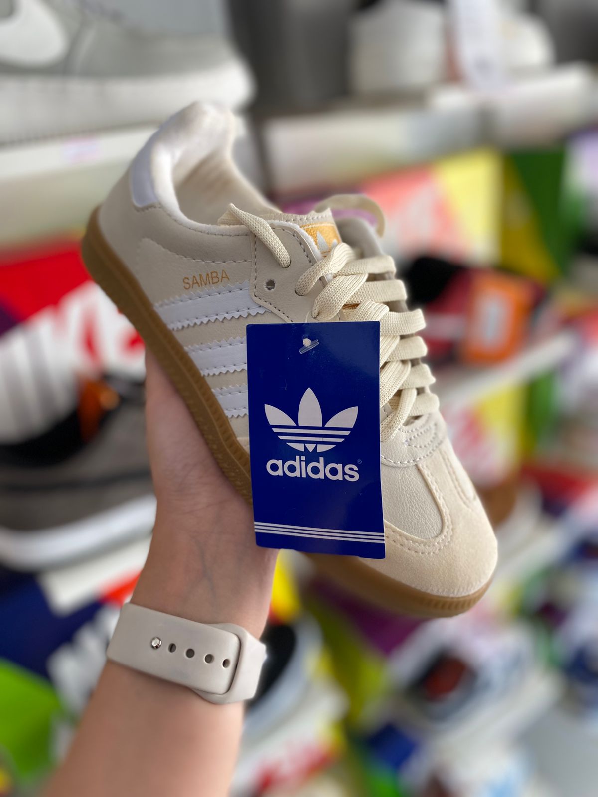 adidas samba bege