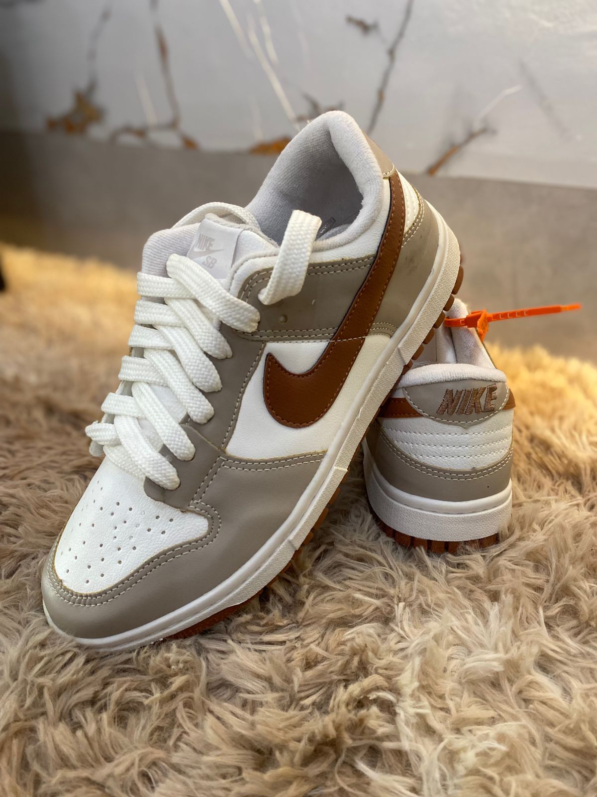 nike dunk aveia caramelo