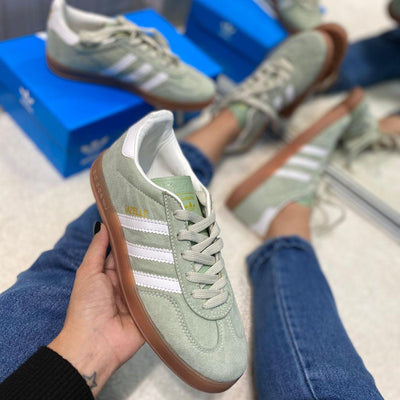 Adidas Gazelle mint branco