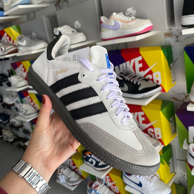 adidas samba branco/preto