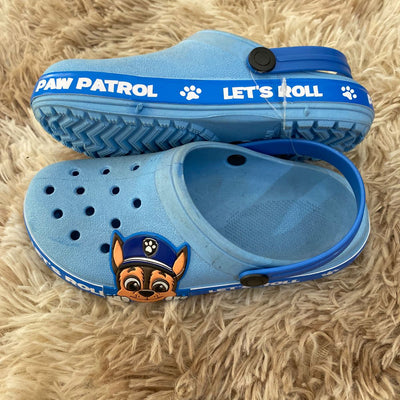 Crocs patrulha canina azul céu infantil